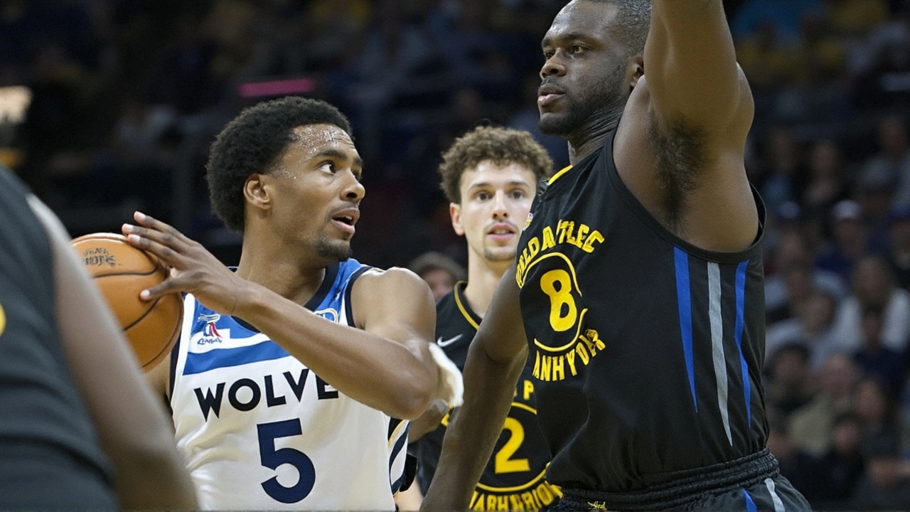 Timberwolves atropelam Warriors no Jogo 2 com show de Randle e Edwards e desfalque de Curry pesa